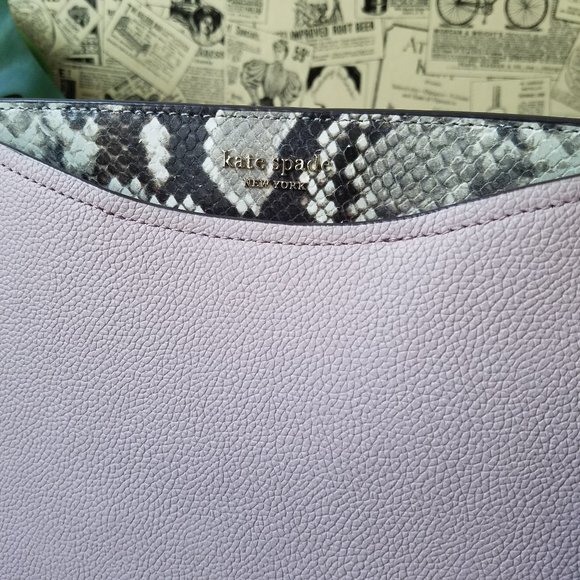 Margaux Embossed Large Snake Kate Spade crossbody - Picture 5 of 7